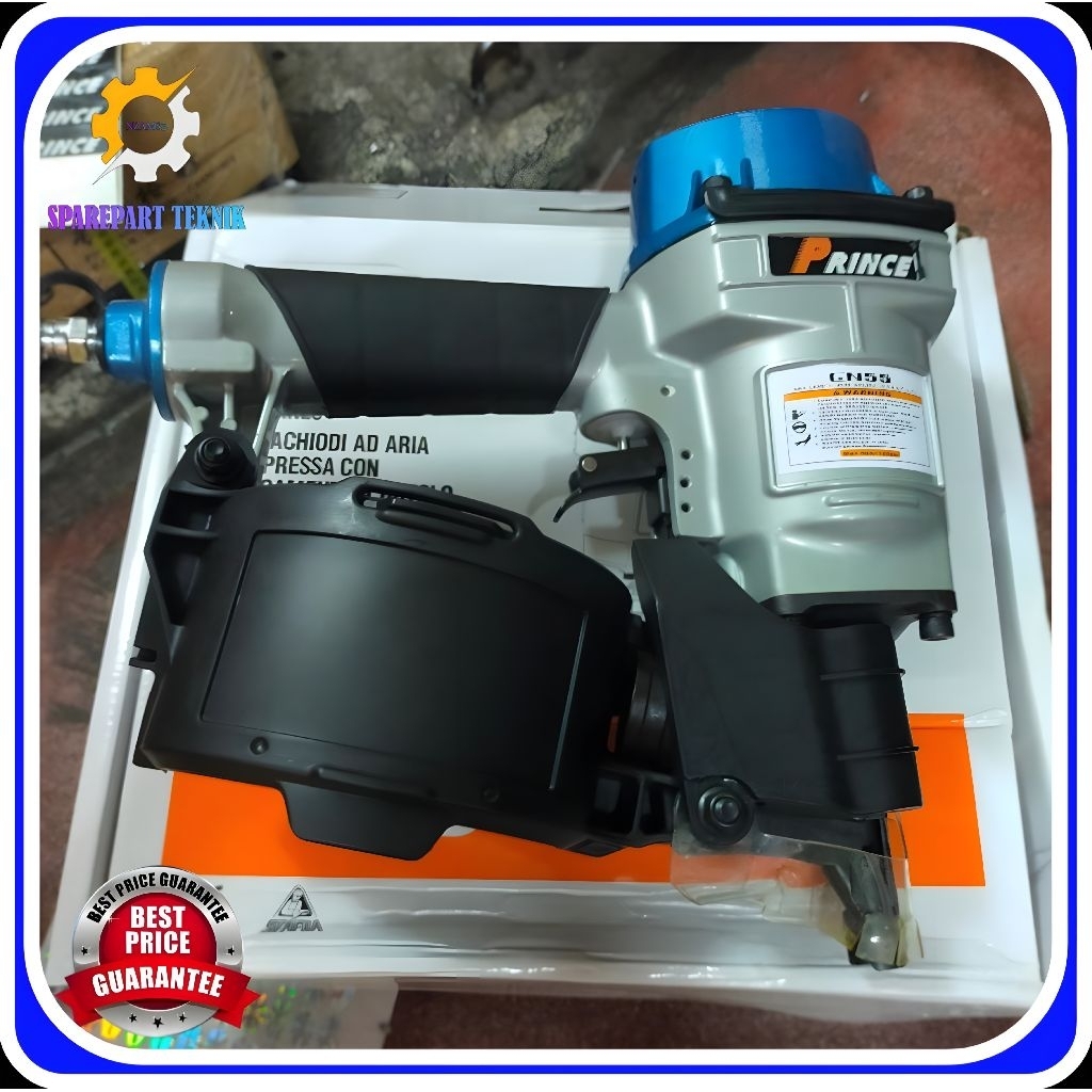 Mesin Paku Tembak Pallet CN 55 Prince - Paku Tembak Angin Prince CN55