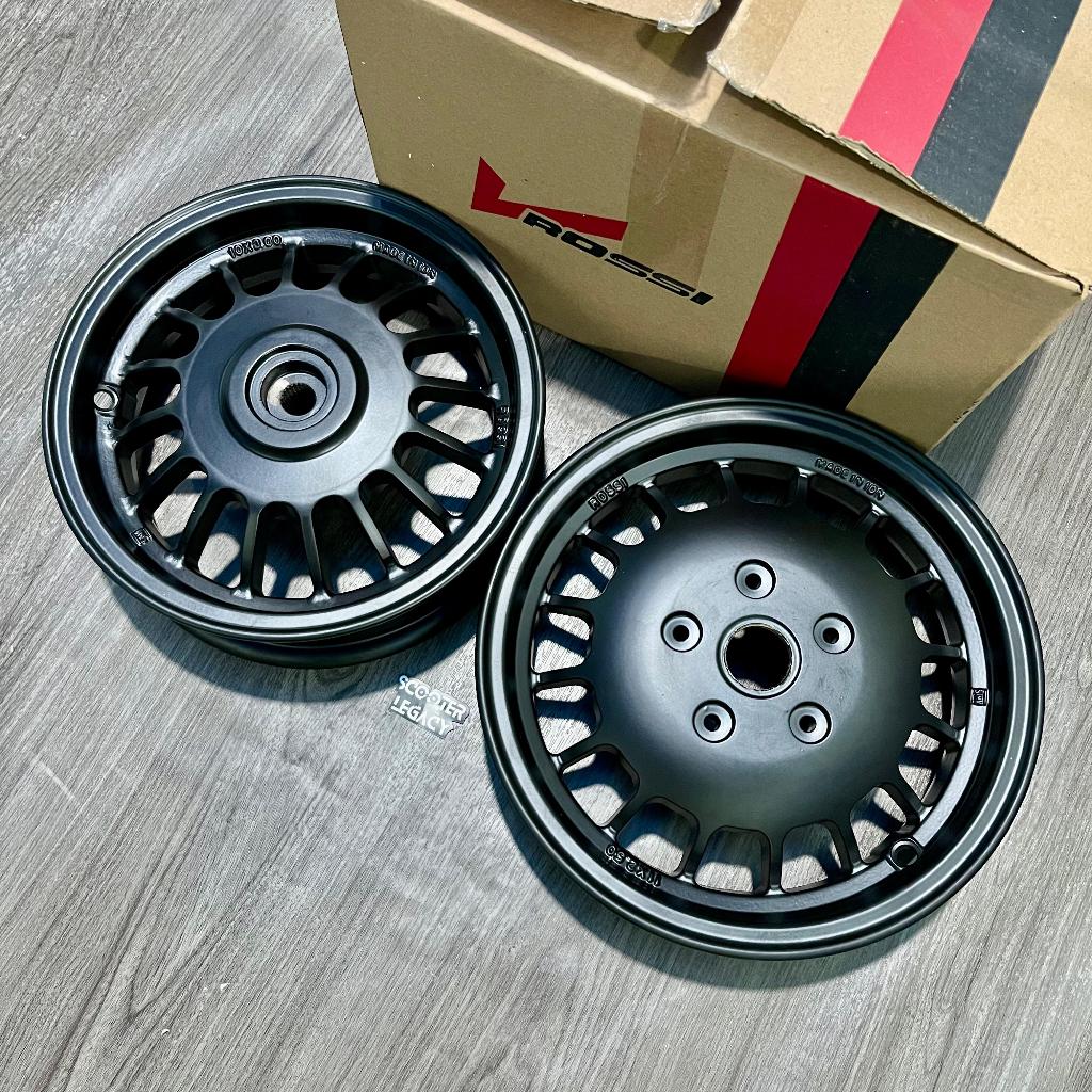 Velg VROSSI Uno Black Front & Rear Vespa S LX LXV Ring 10"