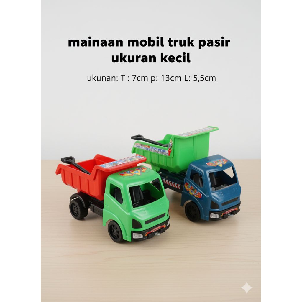 MAINAN MOBIL TRUK PASIR UKURAN KECIL