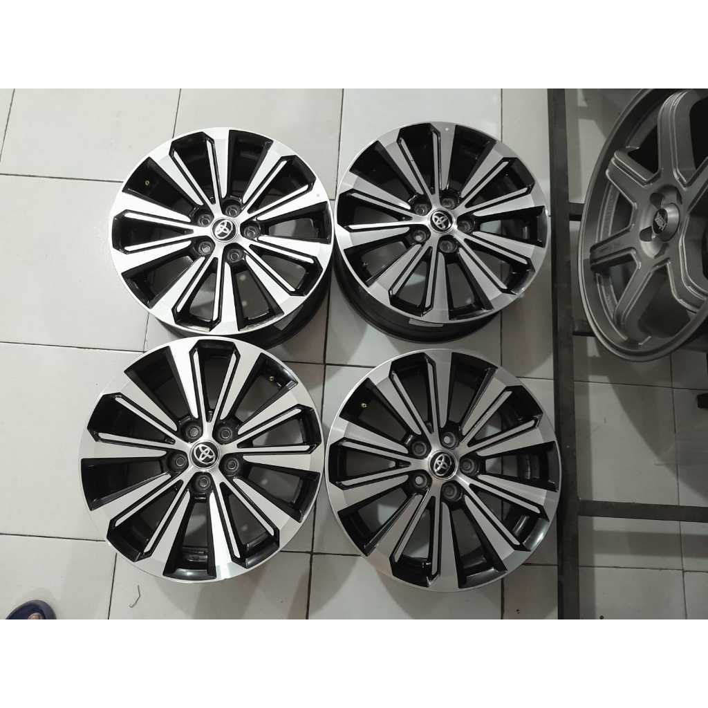 Velg OEM Mobil Ring 16 Original Copotan AVANZA Pcd 5x100 Murah R16 Black Polis