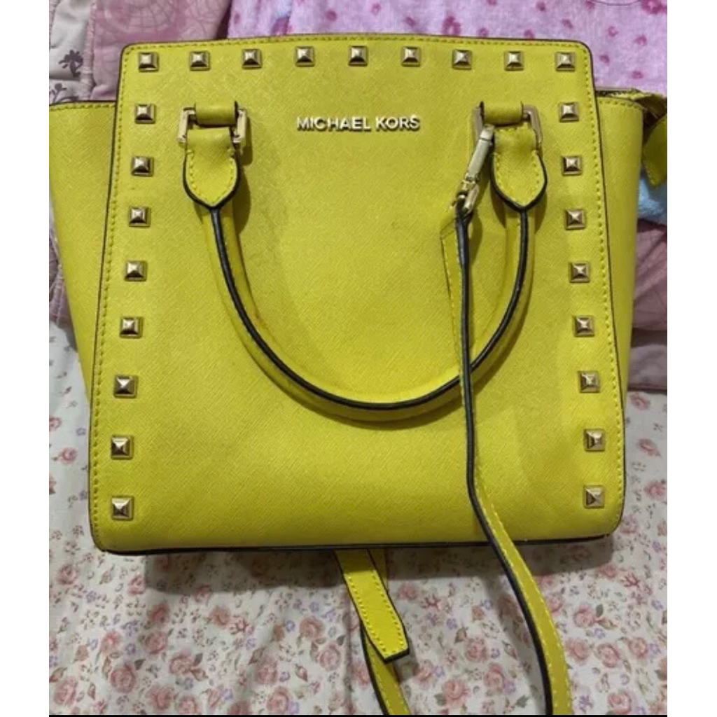 Michael Kors Yellow Original Preloved MK bag
