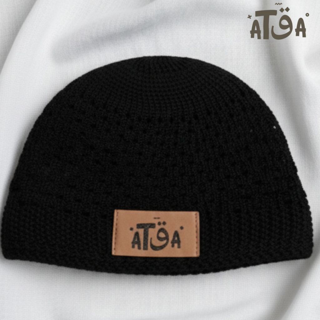 PECI RAJUT HITAM/PECI HITAM ANAK/ PECI RAJUT ANAK / KOPYAH ANAK