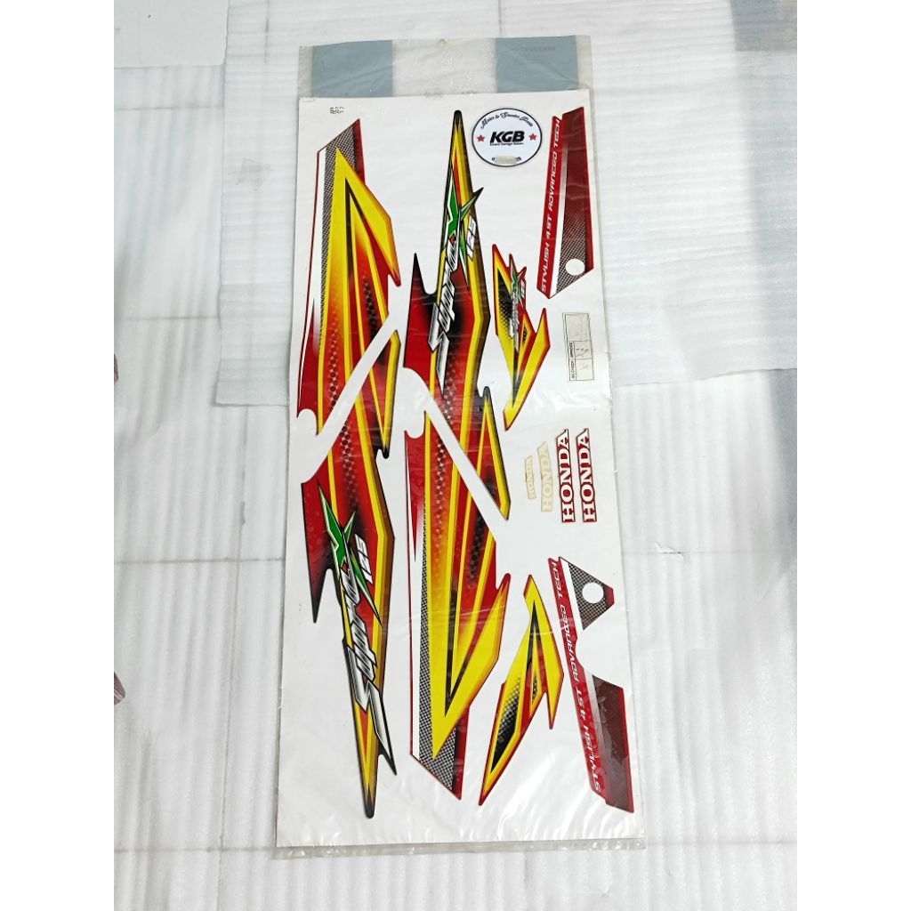 striping polet stiker supra x 125 lama lost pack Ori baru ahm 871x0 ktm 860zc