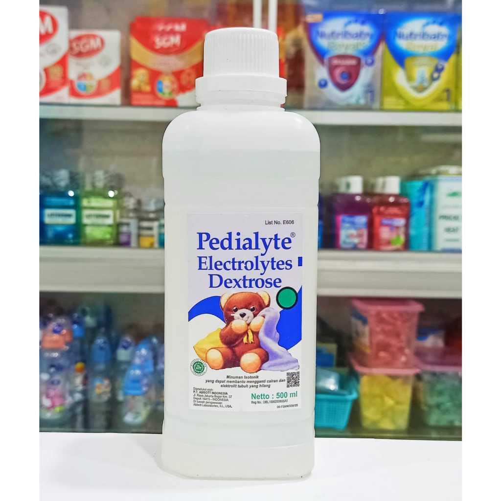 PEDIALYTE ELECTROLYTES DEXTROSE (BOTOL 500ML) - PENGGANTI CAIRAN AKIBAT MUNTAH/DIARE
