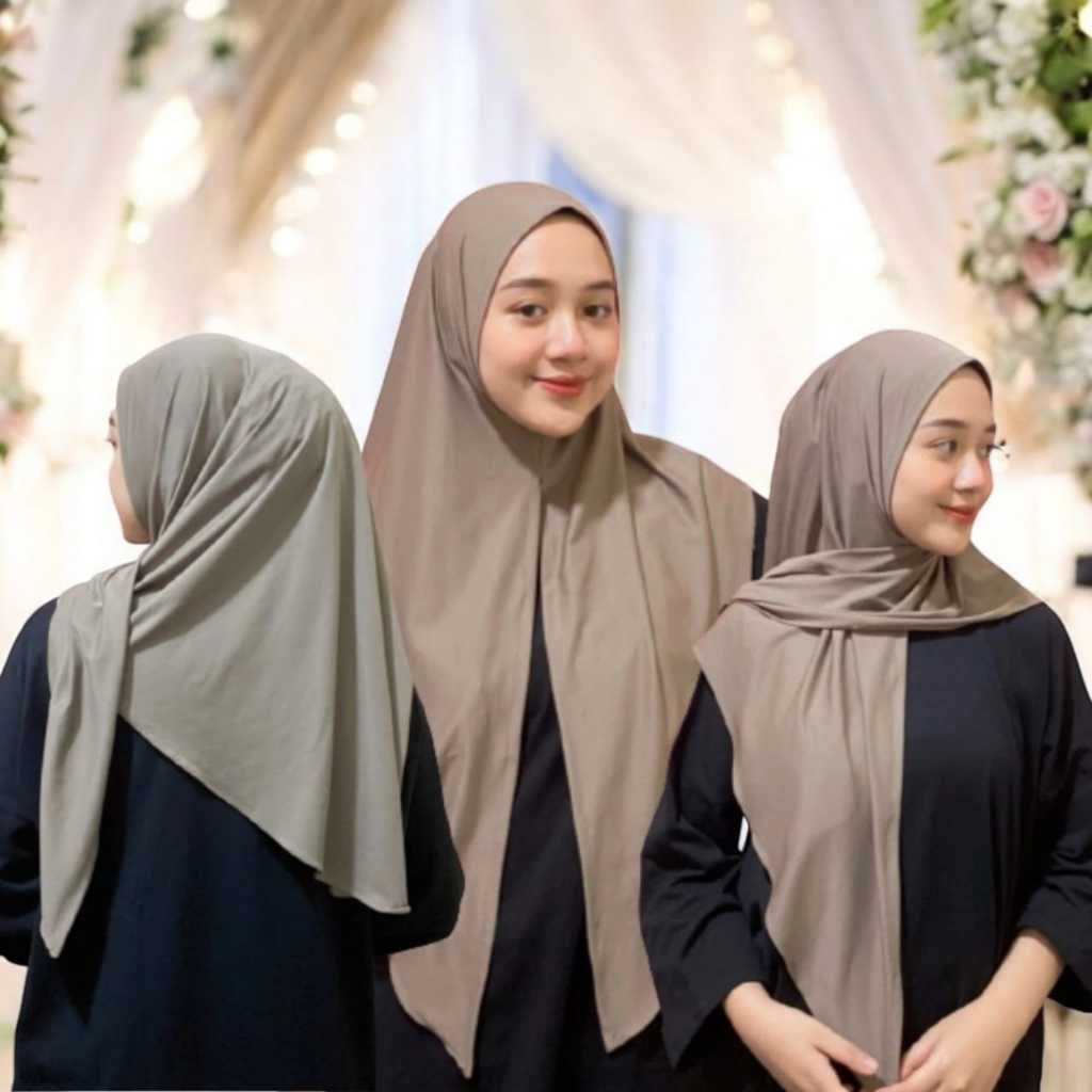 HIJAB SEGITIGA INSTAN JERSEY PREMIUMJILBAB SEGITIGA INSTAN OVALKERUDUNG SEGITIGA INSTAN HIJAB SEGITI