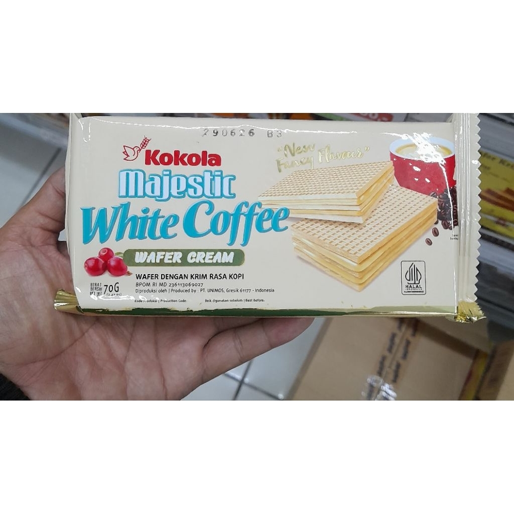 Kokola white coffe wafer 70g
