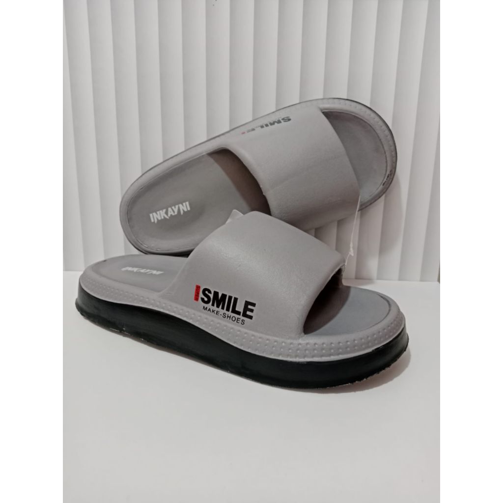 SANDAL SLOP KARET INKAYNI PRIA WANITA