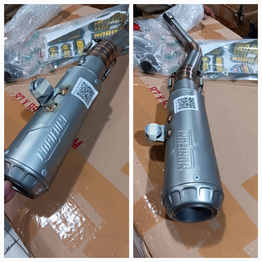 Knalpot norifumi GTX PRO bore up Jupiter Z Vega Jupiter MX bebek stainless boreup ORIGINAL