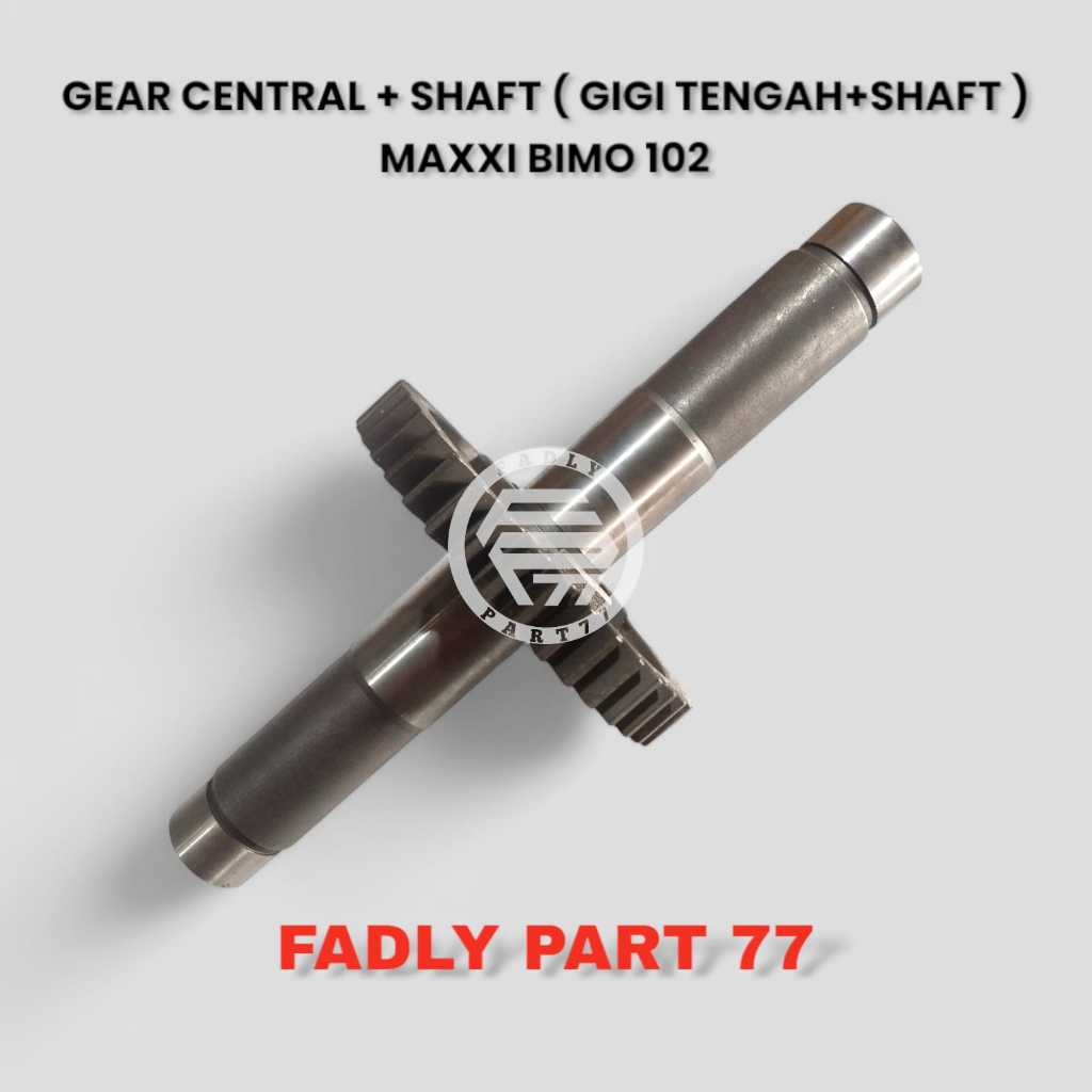 GEAR CENTRAL + SHAFT / GIGI TENGAH + SHAFT MAXXI BIMO 102 COMBINE HARVESTER