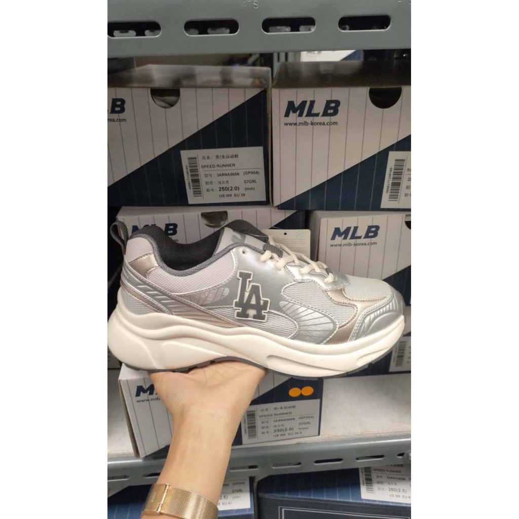 link jastip SHOES MLB LA silver