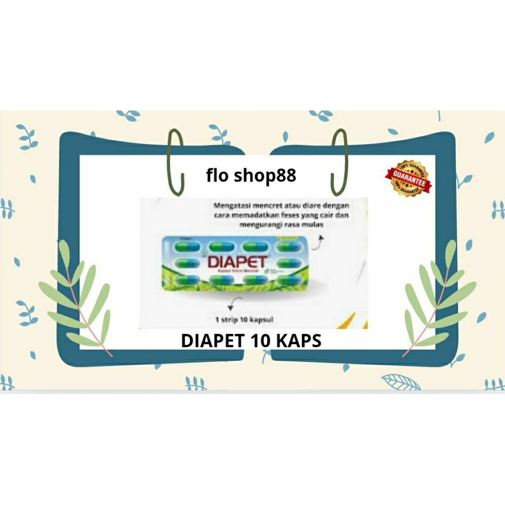 DIAPET 10 KAPSUL / DIAPET TAB / DIAPET 10 / DIAPET KAPSUL 10 / DIAPET / DIAPET KAPSUL UNTUK MENCRET