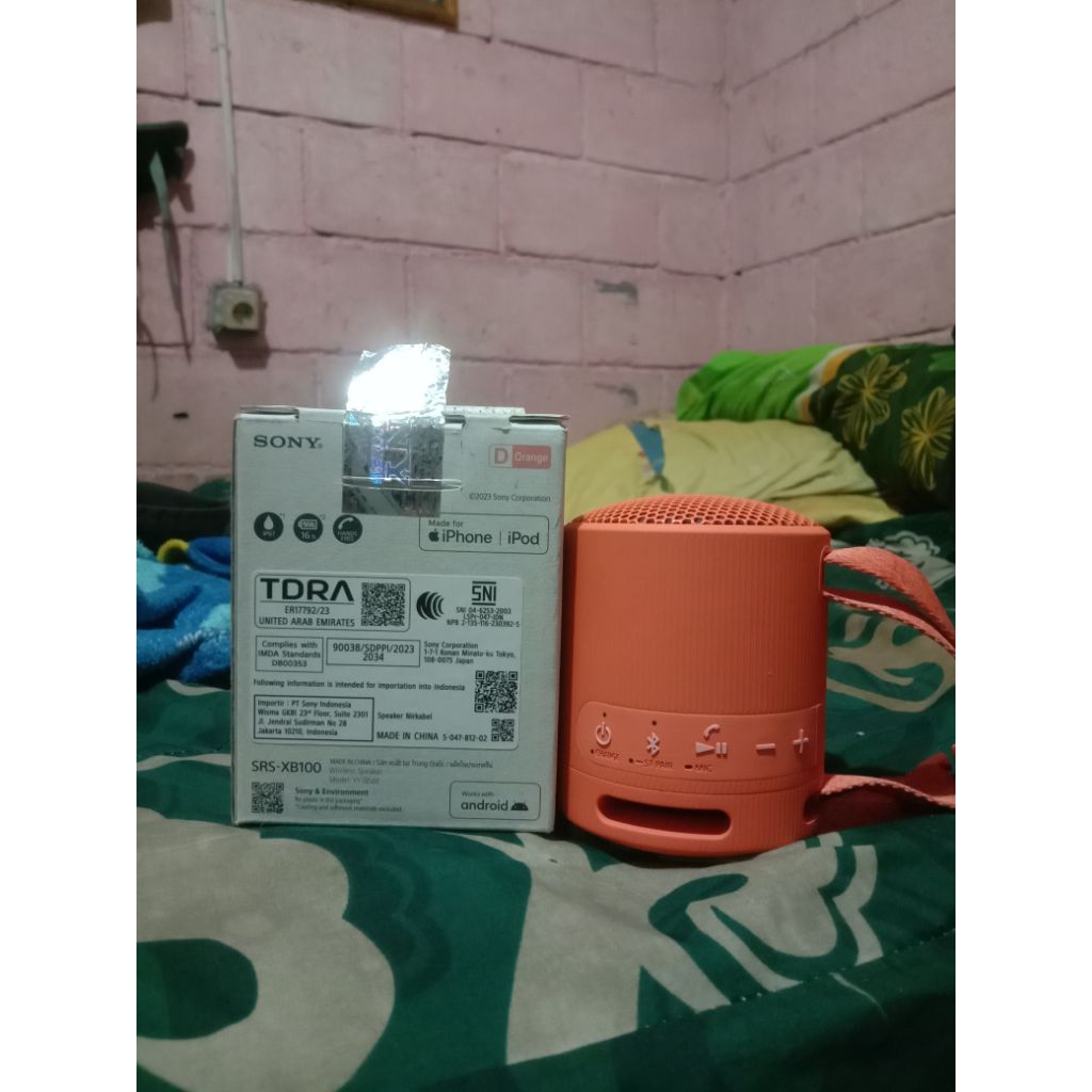 speaker bluetooth Sony XB 100