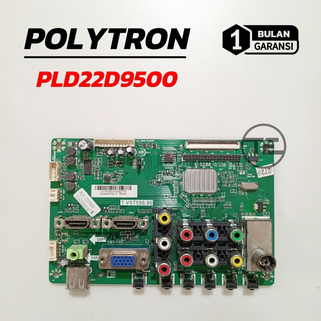 POLYTRON PLD22D9500 MESIN TV LCD POLYTRON PLD 22D9500 MAINBOARD MOTHERBOARD TV ORIGINAL