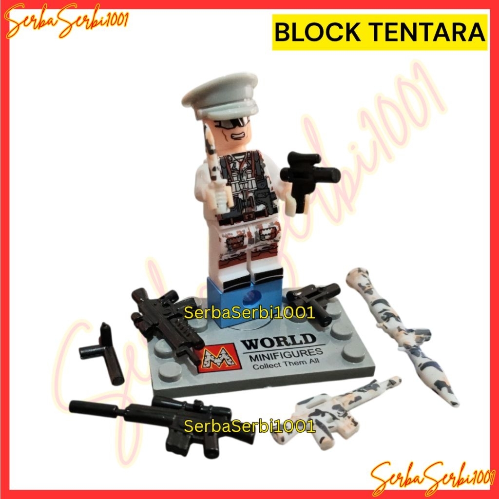 BLOCK TENTARA / MAINAN MILITER / MAINAN BLOCK TENTARA MILITARY MC521A