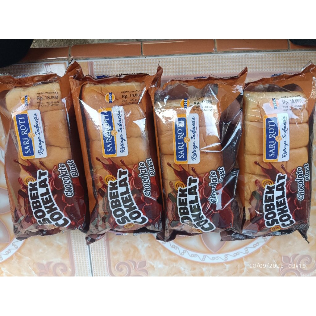 SARI ROTI. Roti Sobek Coklat