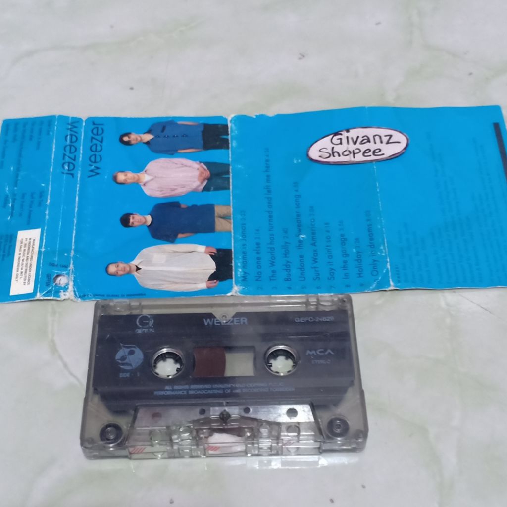 kaset pita WEEZER - Blue Album
