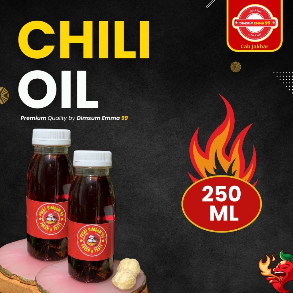 Chili Oil Dimsum Emma 99 - Pedas Nikmat 250 gram