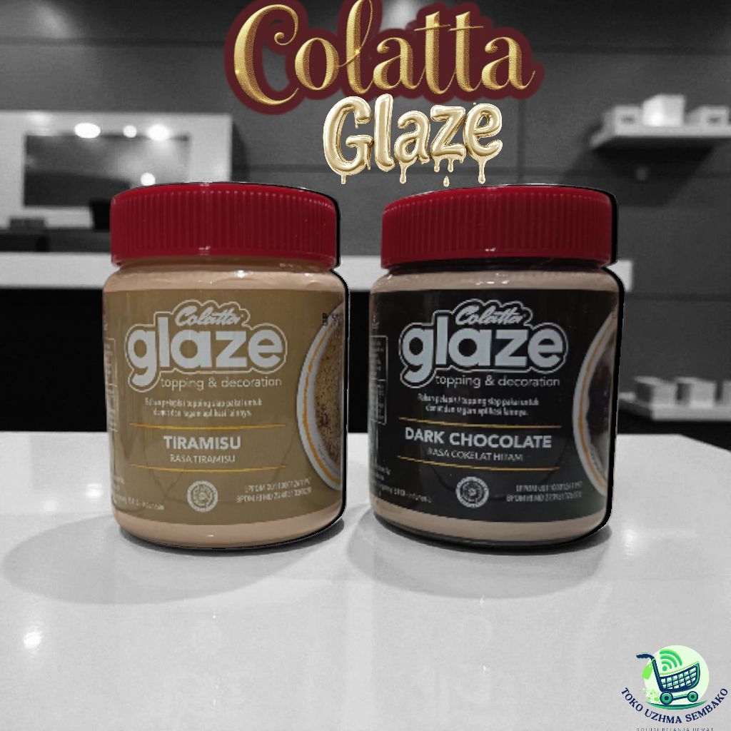 Colatta glaze coklat/ colatta glaze tiramizu 250gr