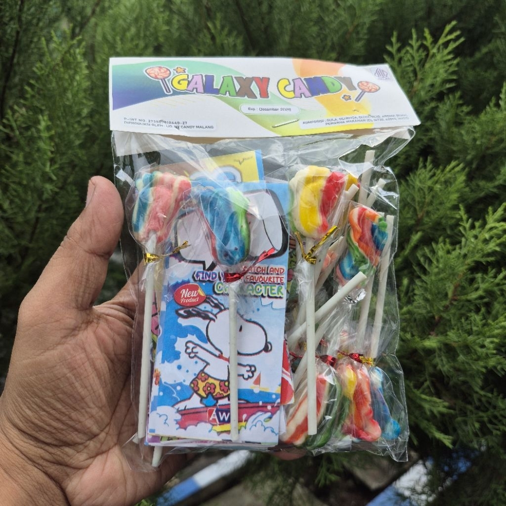 PERMEN LOLIPOP BEEHADIAH MAINAN BUKU AJAIB ISI 20 PCS GROSIR GALAXY LOLIPOP