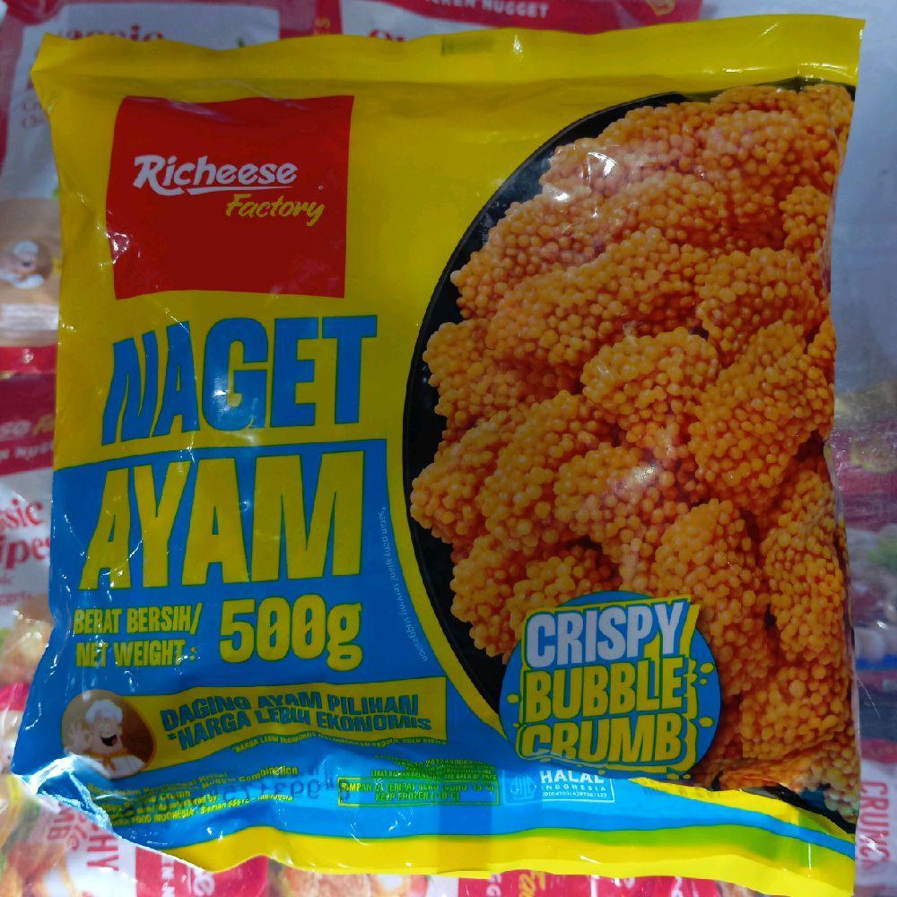 Richeese Factory Naget Ayam crispy bubble crumb