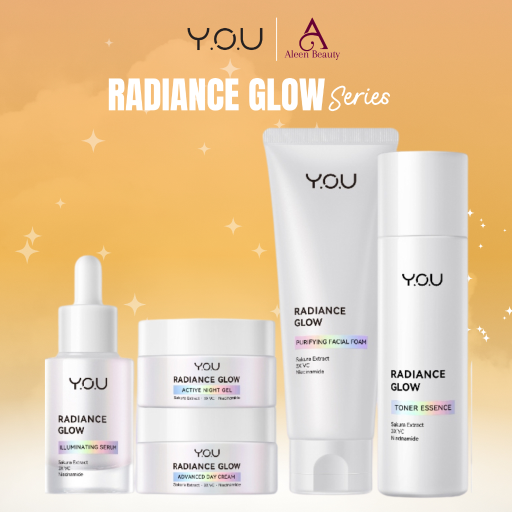YOU RADIANCE GLOW SERIES ( SERUM, FACIAL WASH, DAY NIGHT CREAM, EYE CREAM)