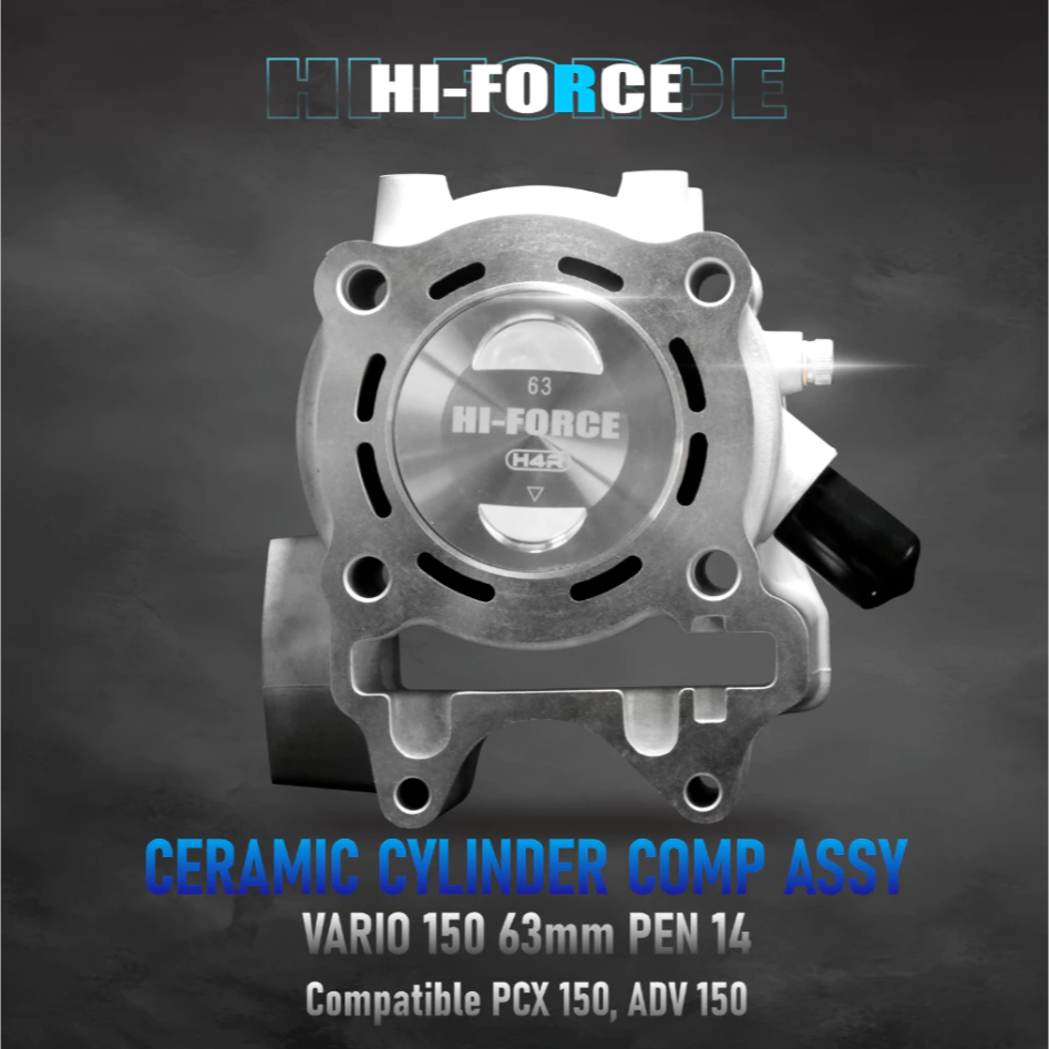 blok seher ceramic h4r hi force pcx 150 adv 150 vario 150 vario125 bore up block cylinder komplit