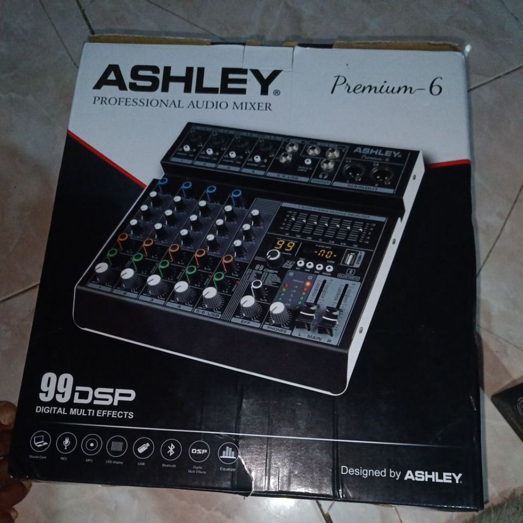 Mixer Audio ASHLEY PREMIUM 6 CHANNEL SECOND