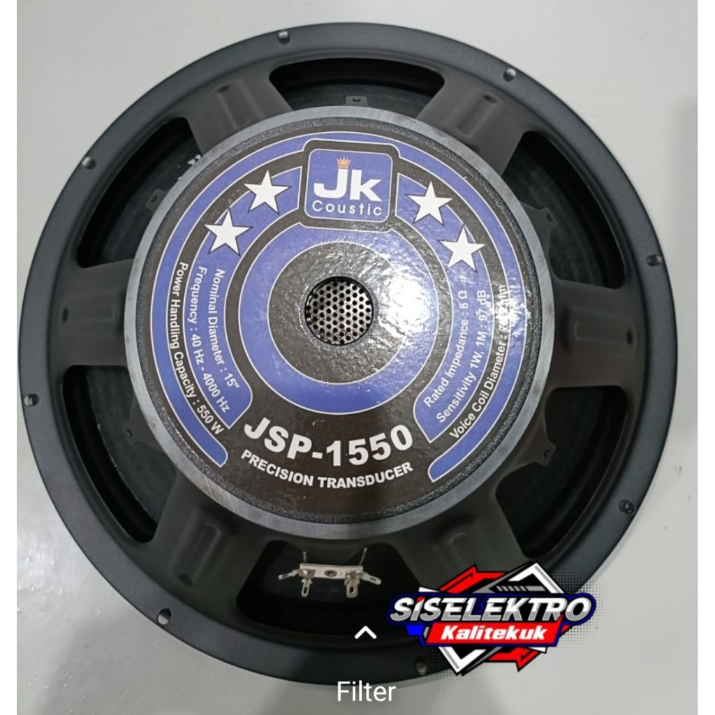 Speaker 15 inch JK Coustic JSP 1550 JK Coustic jsp1550
