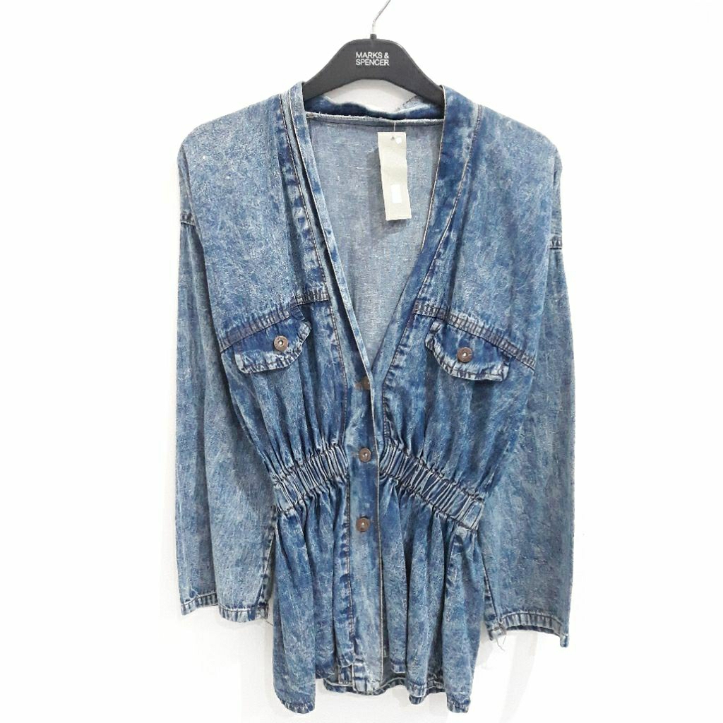 Jaket Jeans Import Allsize Cewek Dewasa Matahari