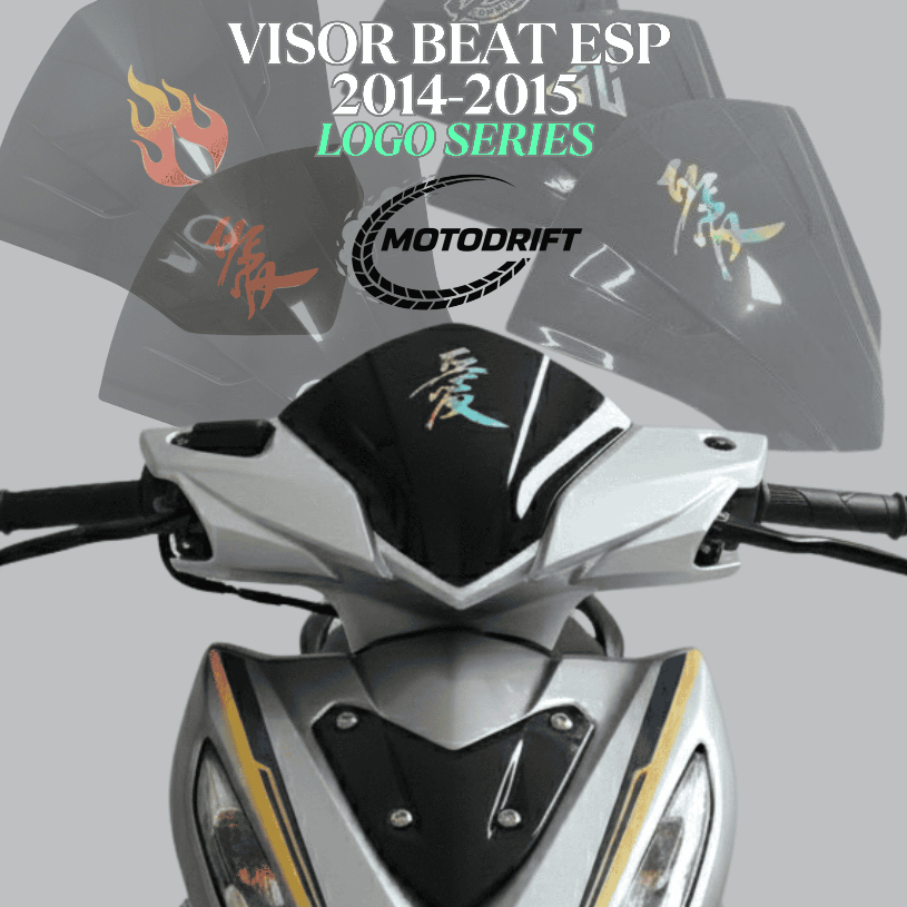 VISOR MOTOR BEAT FI ESP 2014 2015 2016 MODEL BESAR BENING WINDSHIELD TAMENG DEPAN PELINDUNG ANGIN HO