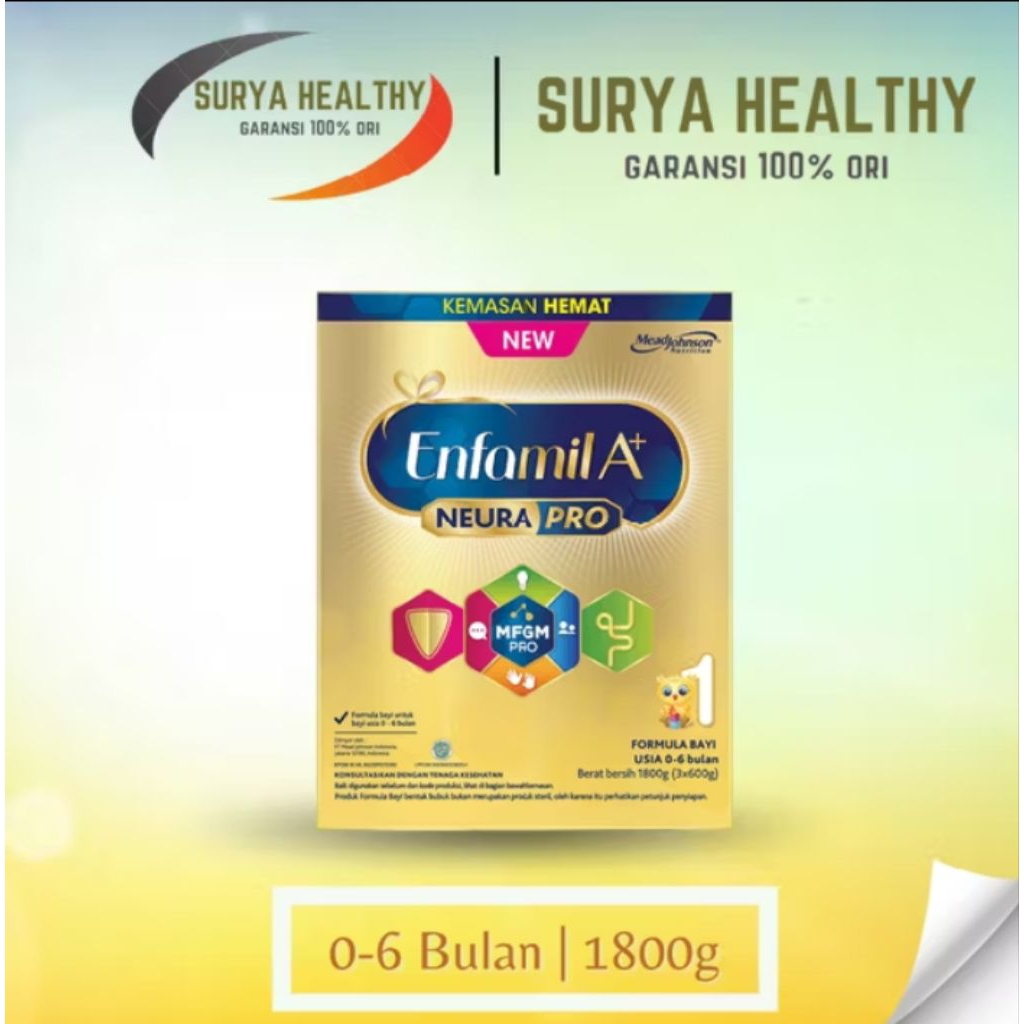 ENFAMIL A+1 1800g ORIGINAL EXP 2027 (1-3 tahun)