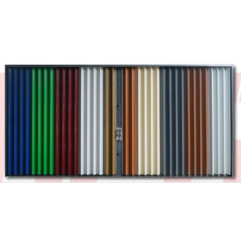 Folding Gate Besi, Galvalum – Anti Karat, Tahan Lama, Aman & Tampilan Modern