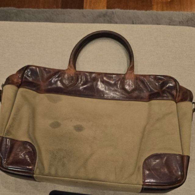 voyej stow 2 leather briefcase bag tas kulit