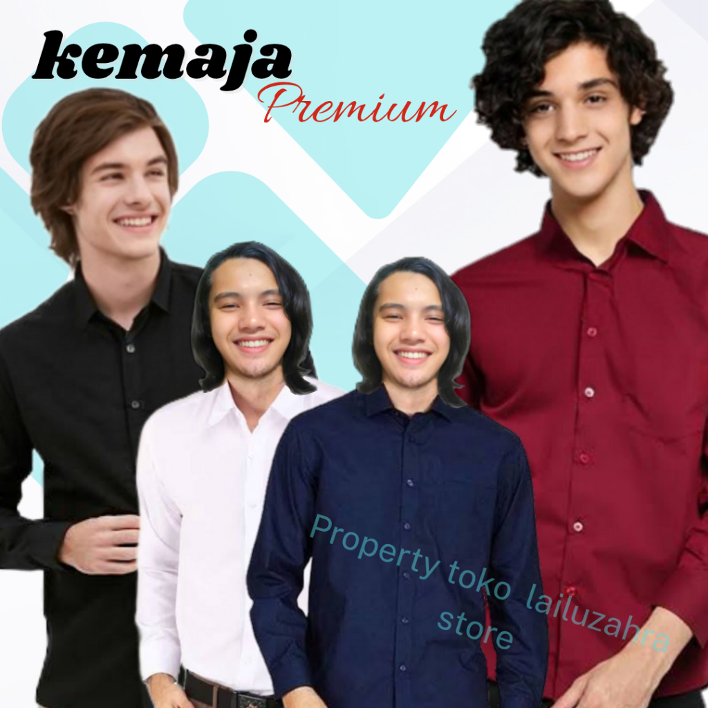 baju kemeja pria men dewasa lengan panjang gus baha gus iqdam gus kausar qualitas premium terbaru