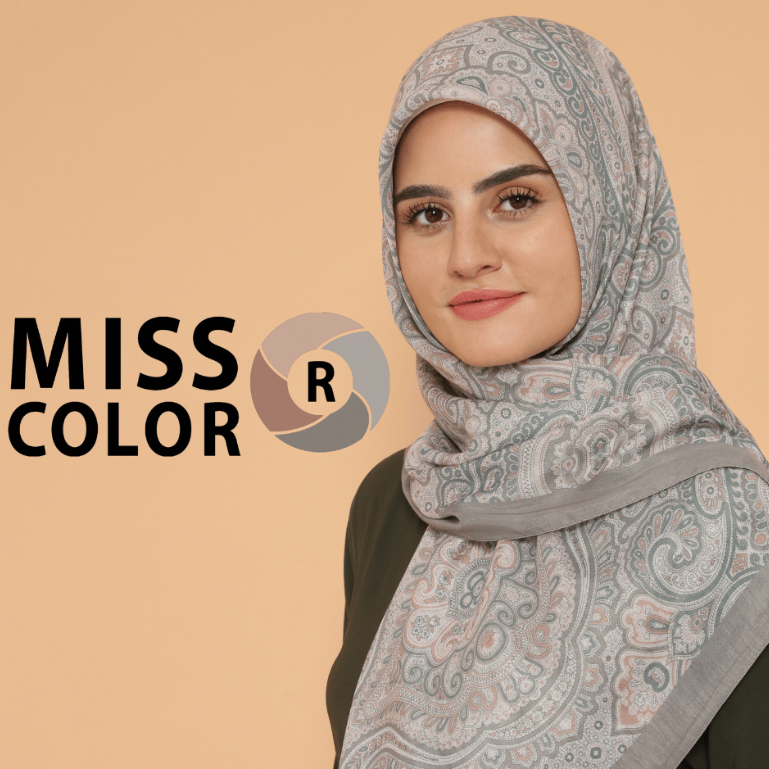Miss Color Turkey - Premium Scarf - JEYLA Series - Segi empat 120x120