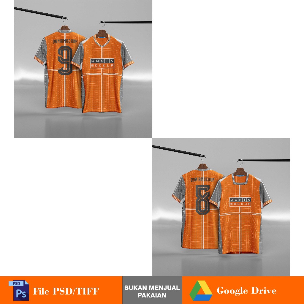 Mockup Jersey Nike Hanger - PSD