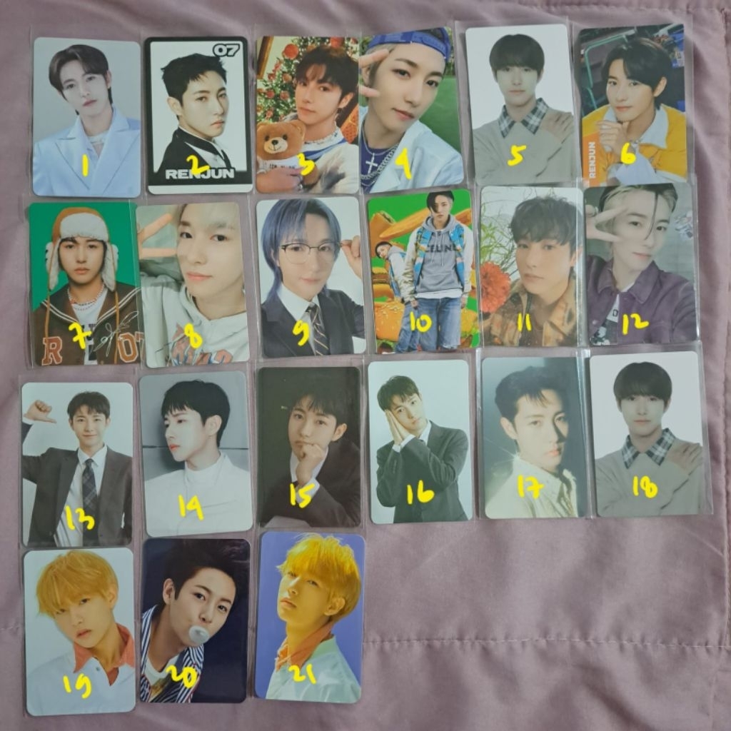 [READY STOCK] PC NCT RENJUN PHOTOCARD DREAM ZONE CANDY GLITCH MODE KONSEP CONCEPT TC TRADING CARD YB