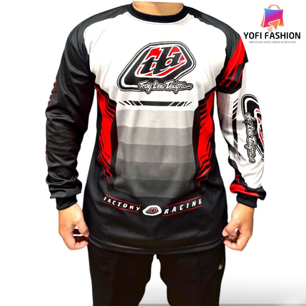 JEREY MOTOR RACING KAOS MOTOR BALAP BAJU DRAG RACE
