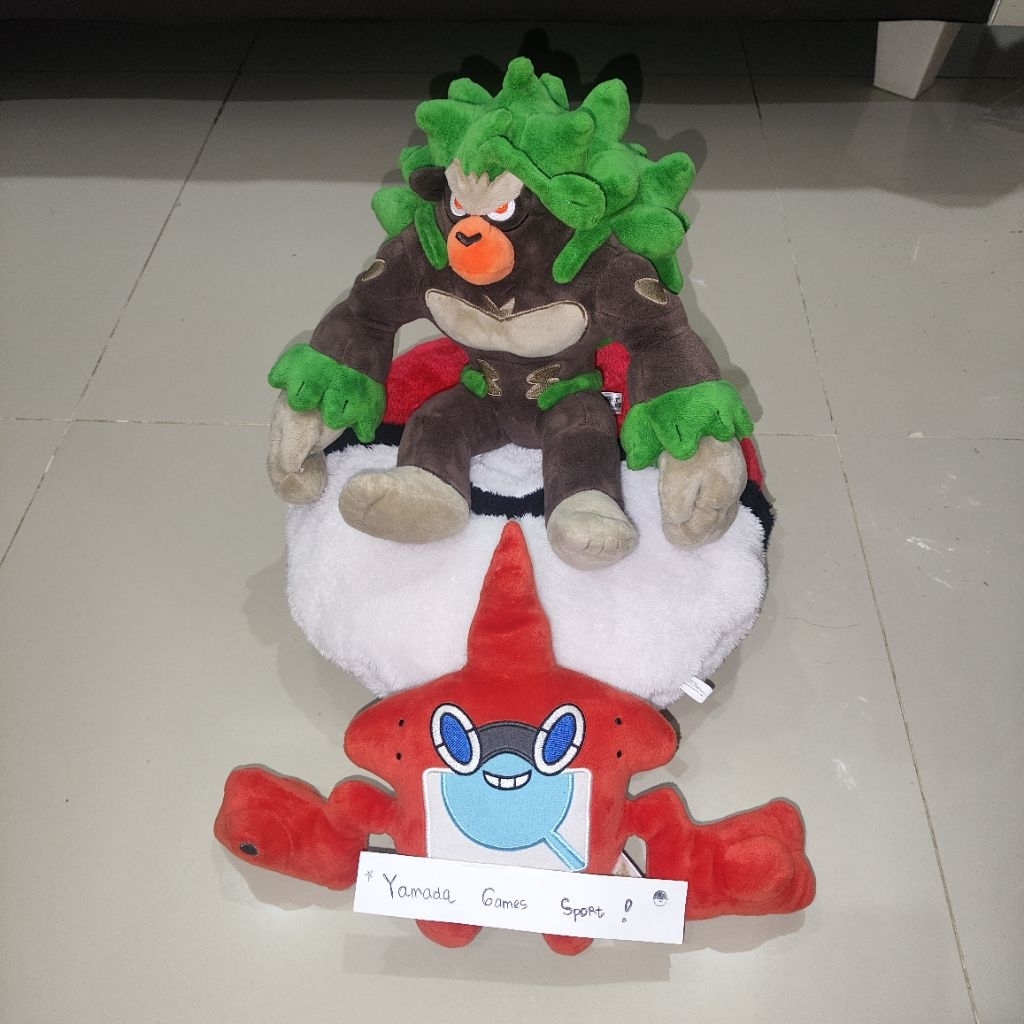 POKEMON SAN EI BOEKKI POCKET MONSTER  RILLABOOM NEW ORI ORIGINAL BONEKA PLUSH DOLL Boneka Plush Doll