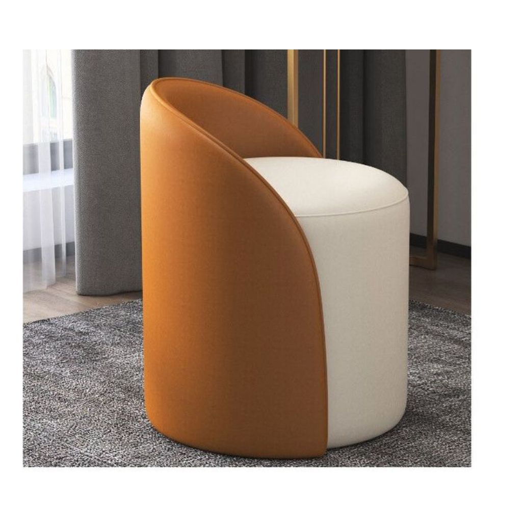 stool sandaran/sofa stool bulat/stool bulat sandaran