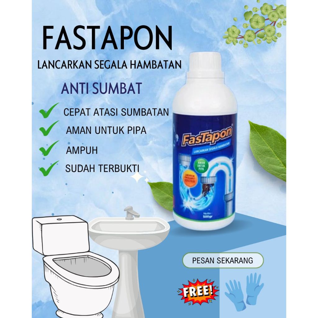 FasTapon Anti Sumbat Cepat Aman Praktis