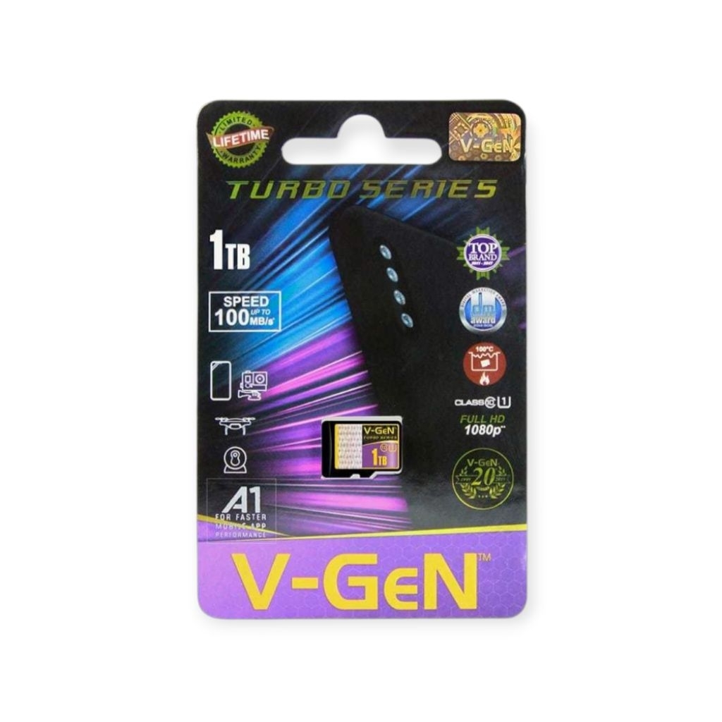 Memori Card Micro Sd 1 TB V-GeN Memory Class 10 Turbo 1tb Vgen Original