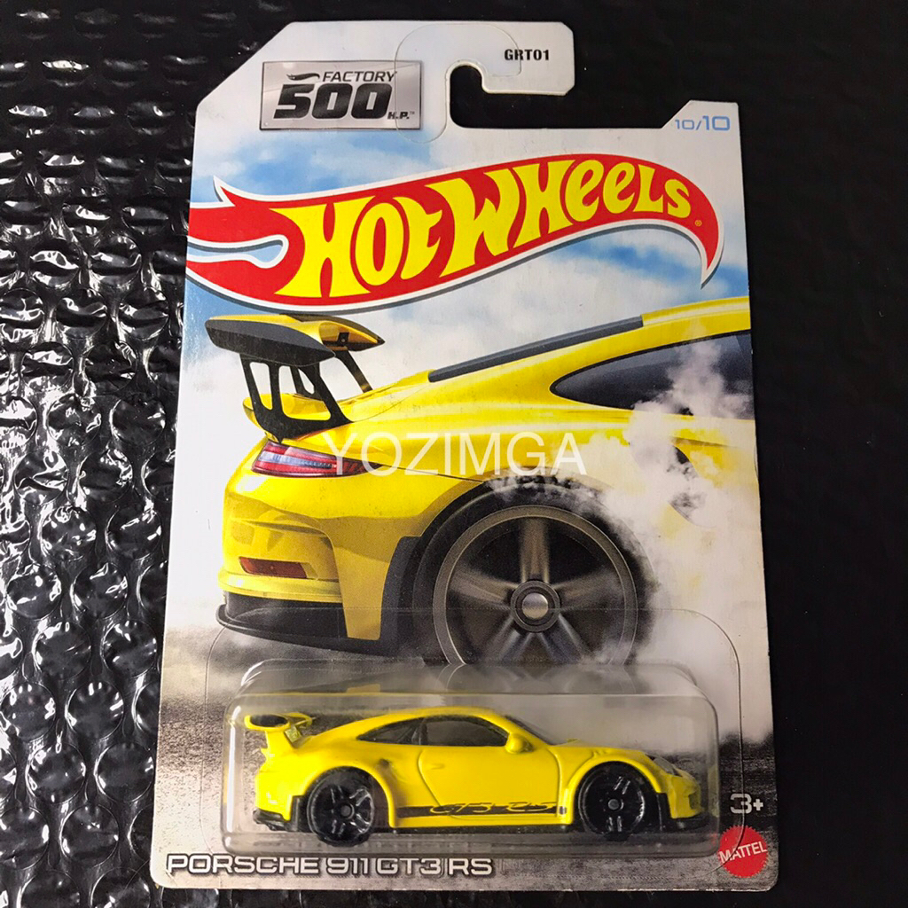 HOT WHEELS PORSCHE 911 GT3 RS 500 HP KUNING LANGKA
