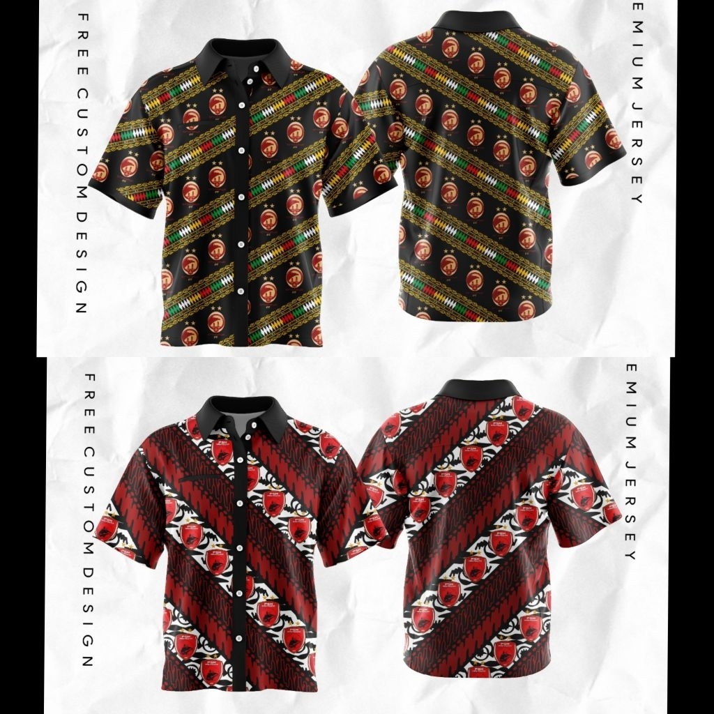 Batik PSM Makassar Printing/Kemeja Batik Sriwijaya FC/Batik Sfc