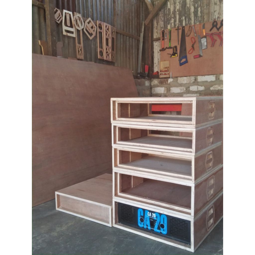 Box power panel Ca20  triplek 15mm 51x47 /51x50 || Box saja tanpa panel ||