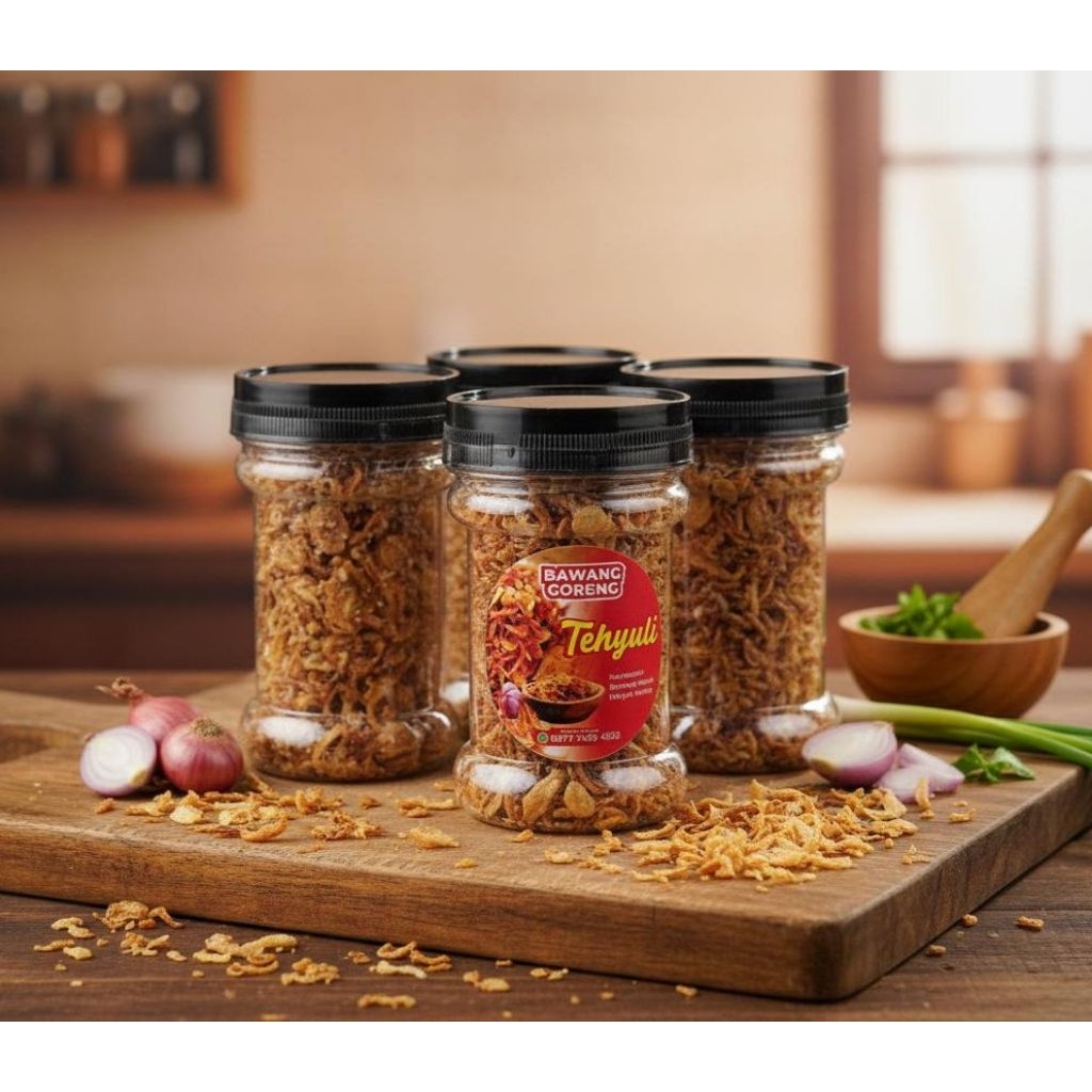 Bawang Goreng Asli Renyah & Wangi – Toples  200ml