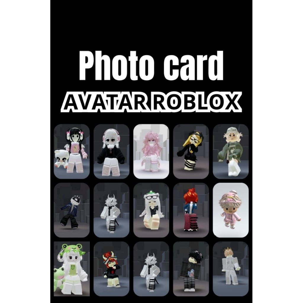 Photo card avatars ROBLOX viral lucu