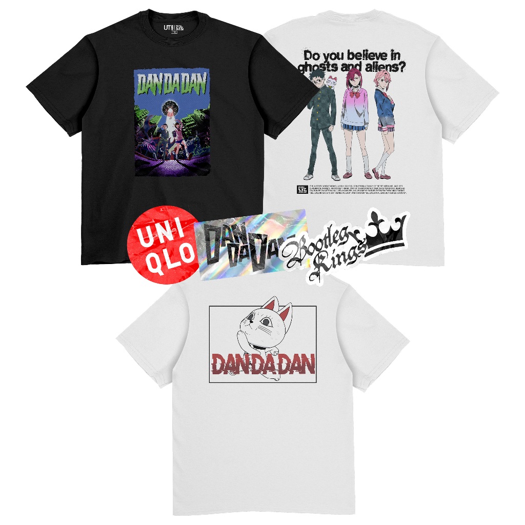 [HOT] UNIQLO X DANDADAN UT GRAPHIC T-SHIRT | MATERIAL 24s COTTON COMBED ASLI | SABLON PREMIUM AWET |