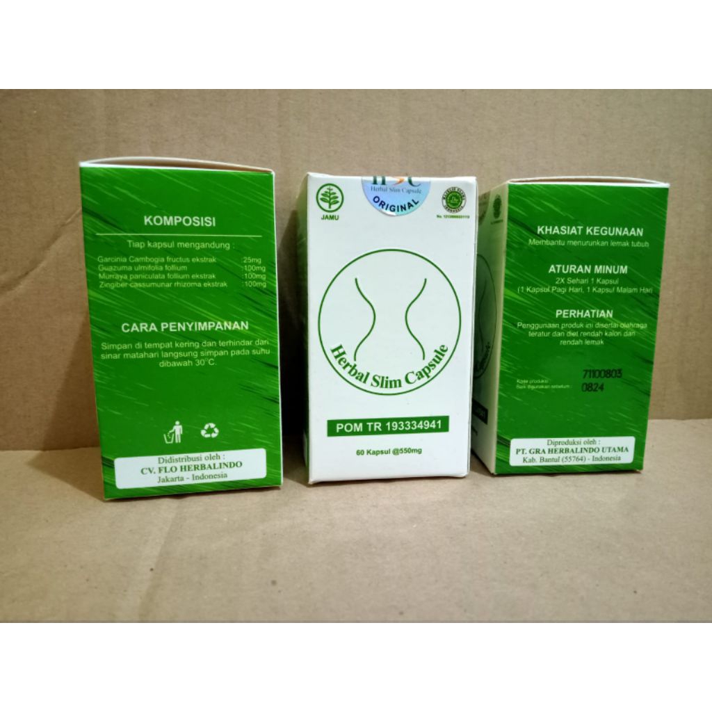 HSC Slimming Capsules HSC Obat Pelangsing Badan Asli Original