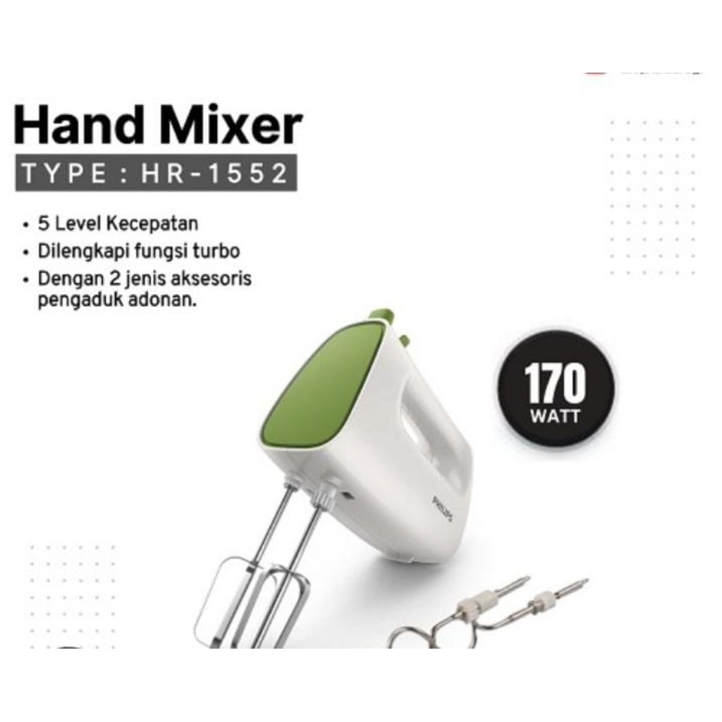 Mixer Philips HR 1552 | Hand Mixer Philips